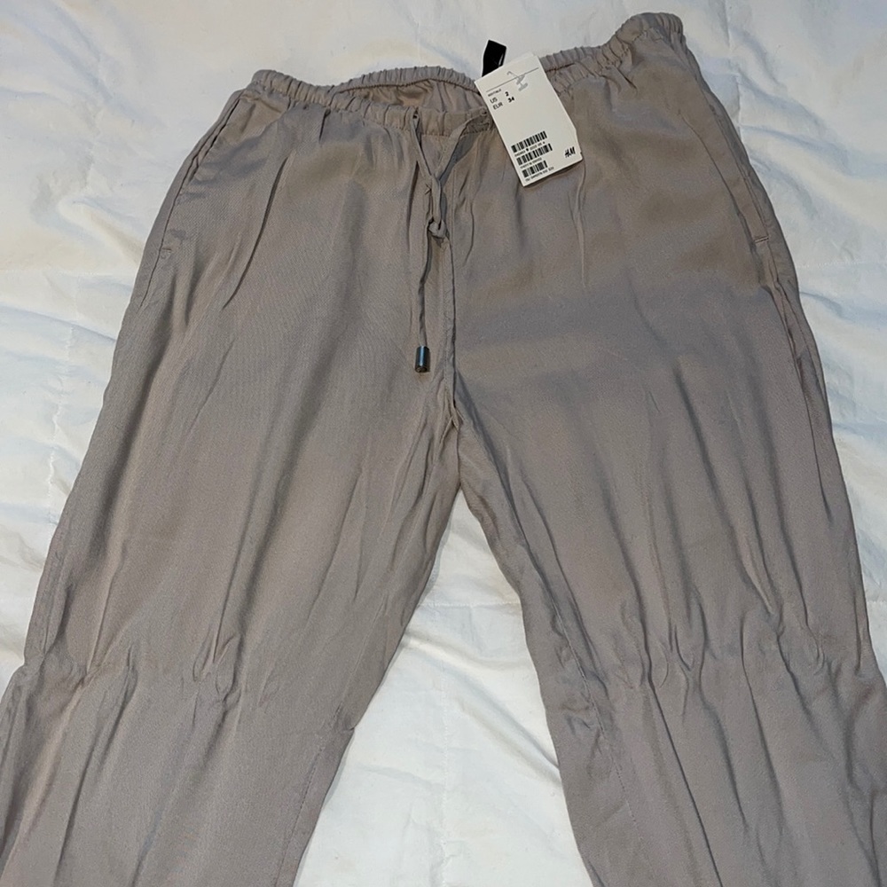 Cuffed Champagne Trouser